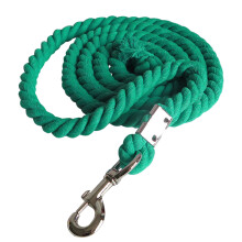 Thick Horse Leading Rope Cotton Weave Equestrian Rein-Green
