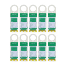 10PCS Gerüst Tag Locking Vorsicht Wartung Zeichen