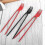 (RED 1 pc) 10 pcs fork chopsticks in one, Chork 24 pcs combination fork chopsticks 2