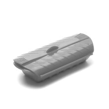Silicone Steamer Rectangular Grey Microwave Safe Rack Easy Clean Eco Friendly