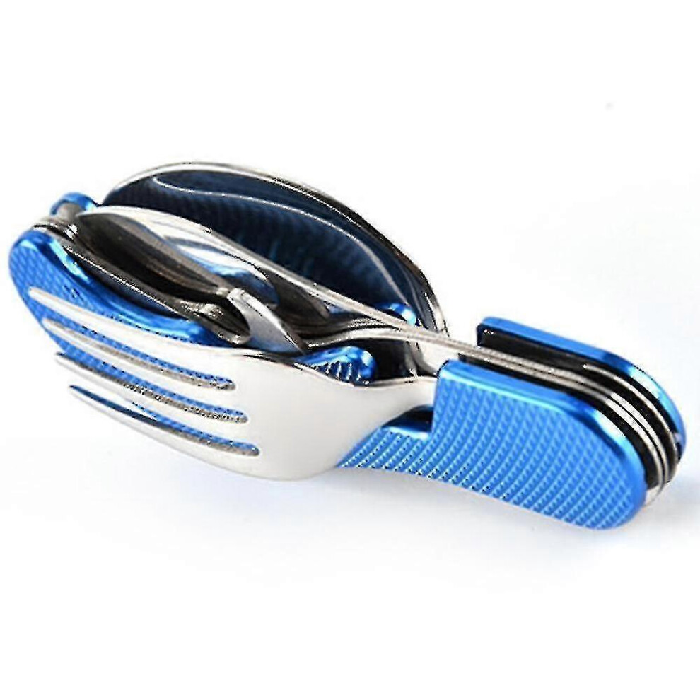 in 1 Camping Cutlery Set (Fork/Spoon/Knife/Bottle Opener)