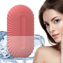 Ice Mold for Face, Reusable Cooling Silicone Ice Cube Roller, Silicone Ice Roller Skincare Tool, Massage Face Roller Brighten Skin