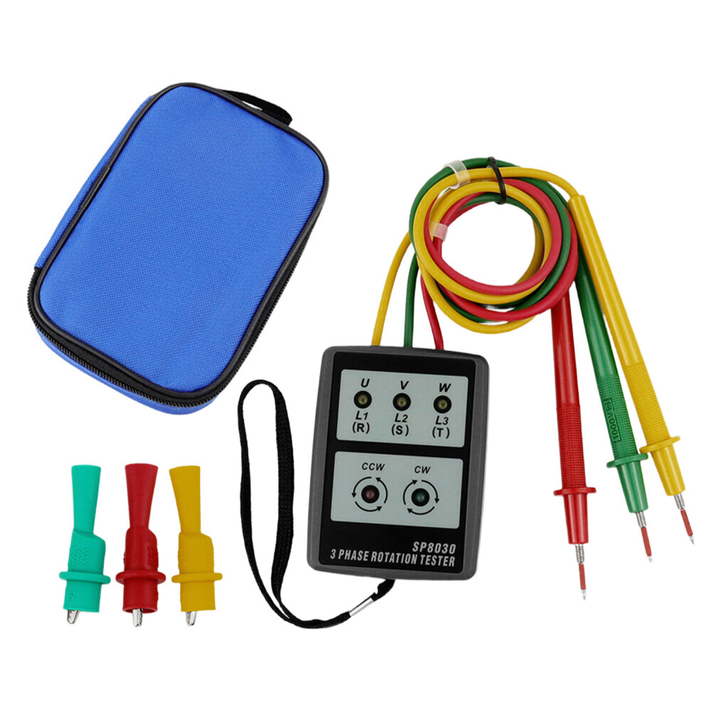 Portable Sequences Tester 60V-600V 3 Phase Sequences Order 7754000118663