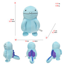 (Quagsire)Push Toys Clodsire Wooper Smoliv Anime Gosedjur Miraidon Pawm Porygon Tecknad Plysch