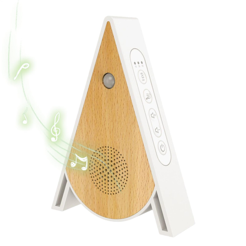 Bird Singing Sound Box Triangular Sensor Chirping With Timer Portable Relaxing Sounds For Travel Dorm Study Office Work