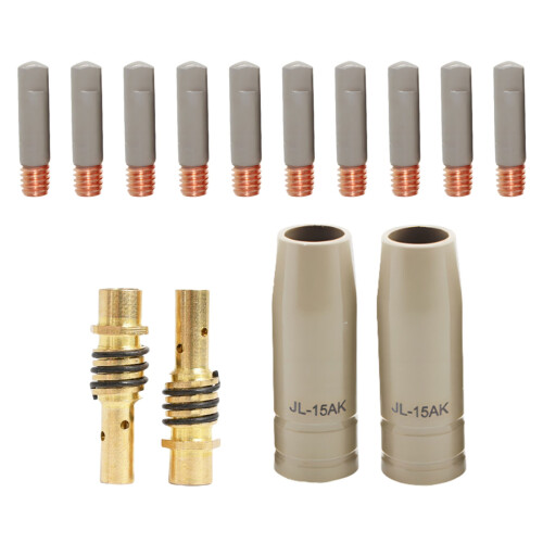 14Pcs 15AK Tip Holder Nozzles Tips Holders Welder-0.8mm