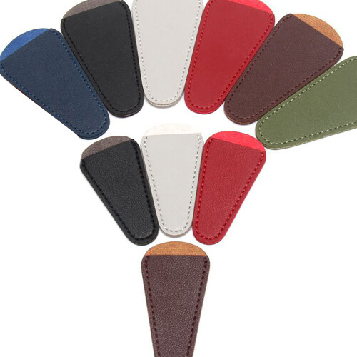 Scissor Tip Covers Scissors Leather Sheath Safety-brown 2