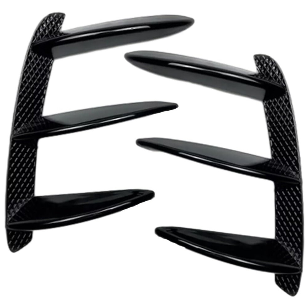 Car Front Bumper Spoiler Glossy Canard For Mercedes W176 Hatchback 2013-2018 A160 A180 A200 A250 A260 A45 Amg Black 9084446948226