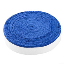 10m Long Towel Grip Tape For Racquets Blue Cotton Toweling For Tennis Squash Badminton