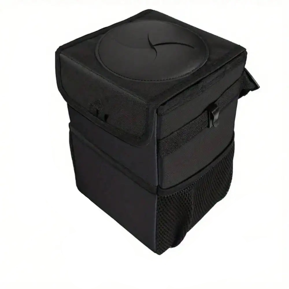 Waterproof Car Trash Can Organizer Portable Auto Bin Black 9149179035879