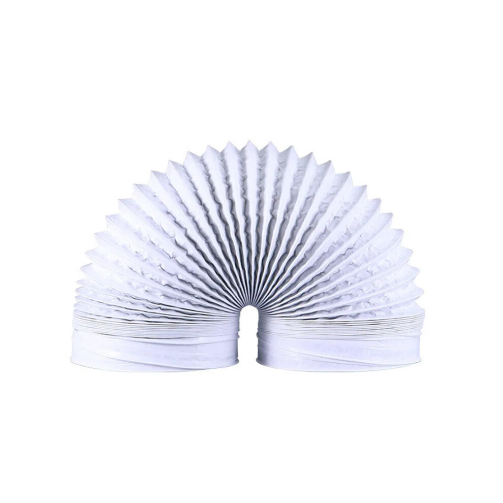 Pvc Composite Pipe Aluminum Foil Ventilation Duct 100Mm Diameter Flexible Duct For Kitchen Range Hood White Pvc 2M 9084446948387