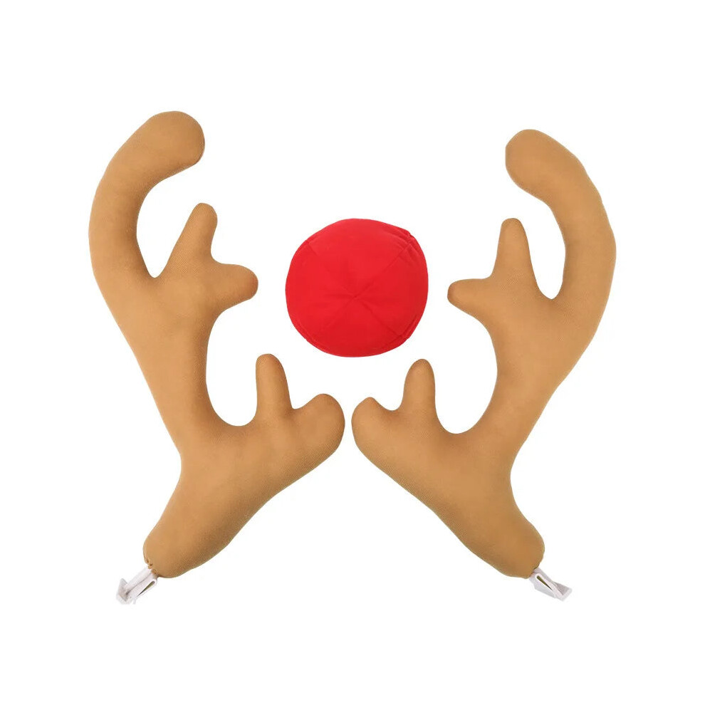 Rudolph's Ride: Car Reindeer Antlers & Nose Set 845763732566