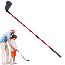 Golf Putter for Kids Adjustable Length Two-Way Putter with Clear Scale Mini Golf Clubs Right and Left Handed Red