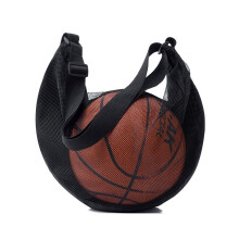 Portable Single Shoulder Basketball Bag Oxford Cloth Net Pouches Side Carry for Sports Equipment Basketball Net