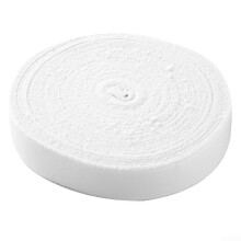 Towel Grip Tape 10m Roll For Badminton, Tennis, Squash Sweat Absorbent White Improved Play Comfort