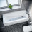 NES Home Standard Bath Tub Square Single Ended 1700mm x 700mm Bath With Legs 3