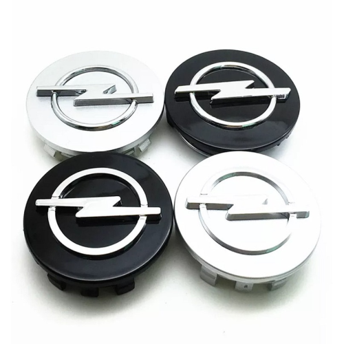 Opel, 4 stycken 64 mm silver 1