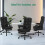 ELFORDSON ELFORDSON Office Chair Executive Computer Fabric Seat Gaming Black 7