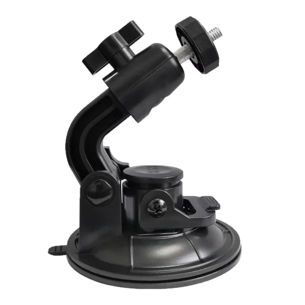 360 Degree Rotatable Dashcam Mount With Strong Suction Cup 1/4 Screw For Car Dash Cameras Aluminum Alloy Bracket 6447073705915
