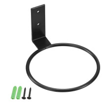 Support mural élégant pour pots de fleurs, anneaux en fer, support pour panier à fleurs, suspension pour décoration de jardin, 10,2 cm