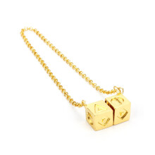 Star Wars The Last Jedi Han Solo Lucky Dice Gold Smuggler Dice Prop Replica
