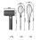 Draadloze garde, USB oplaadbare handmixer 3