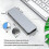 Προσαρμογέας USB Hub για Macbook Pro/air 2020 2019 2018, αξεσουάρ USB-C 6 σε 1 συμβατά με Macbo 2