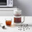 Καφετιέρα French Press 12 Oz, Λευκές πρέσες καφέ, Τσαγιέρες με βοριοπυριτικό γυαλί, Κ 4