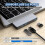 Προσαρμογέας USB Hub για Macbook Pro/air 2020 2019 2018, αξεσουάρ USB-C 6 σε 1 συμβατά με Macbo 5