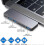 Προσαρμογέας USB Hub για Macbook Pro/air 2020 2019 2018, αξεσουάρ USB-C 6 σε 1 συμβατά με Macbo 4