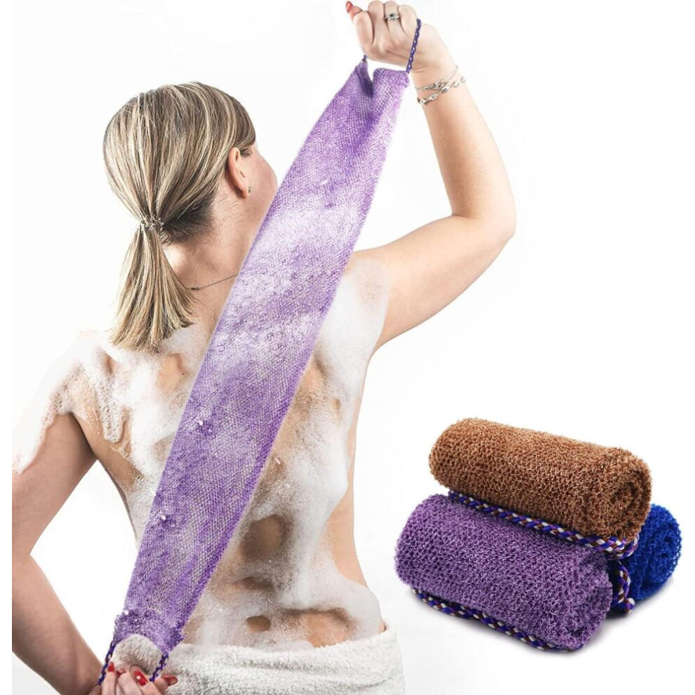 African Sponges Bath Sponge Exfoliating Body Scrubber (3 Pieces)