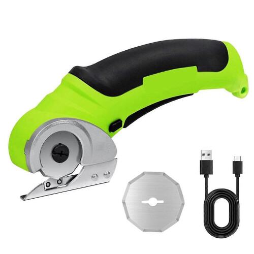 Ασύρματο ψαλίδι υφασμάτων, περιστροφικό κοπτικό, βαρέως τύπου, επαναφορτ