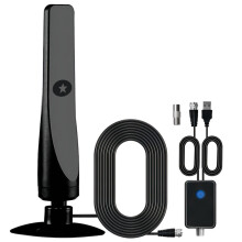 Festberg Hitenna HD-TV-Antenne, über 100 Kanäle, 50 Meilen Reichweite, Plug & Play mit 3 m Kabel, Wave Max Edition 0626