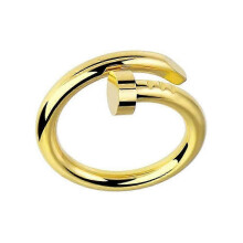 Sparkling Twist Nail Ring Gold Sliver Wedding Rings Simple Love Friendship Ring Women Girls