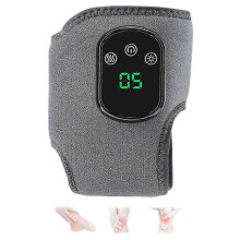 Emsense Fußmassagegerät, kabellos, tragbar – Dreifachmethode, 3 Vibrationsmodi, beheizte Knöchelbandage für Zuhause, Büro, Reisen, 1 Stück