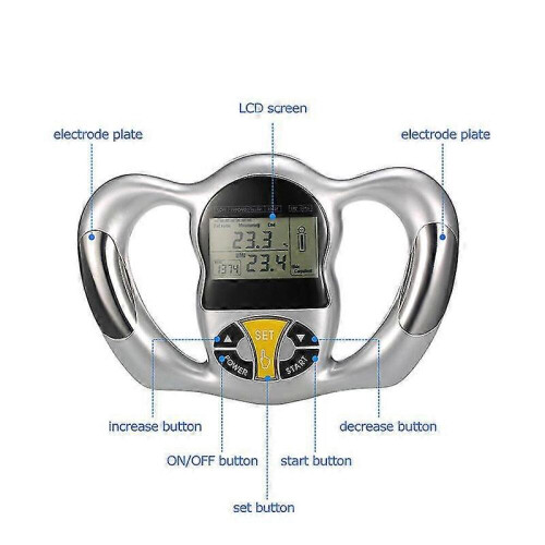Körperfettmessgerät Handheld Digital Body Fat Analyzer BMI Elektronisches Körperfettinstrument 2