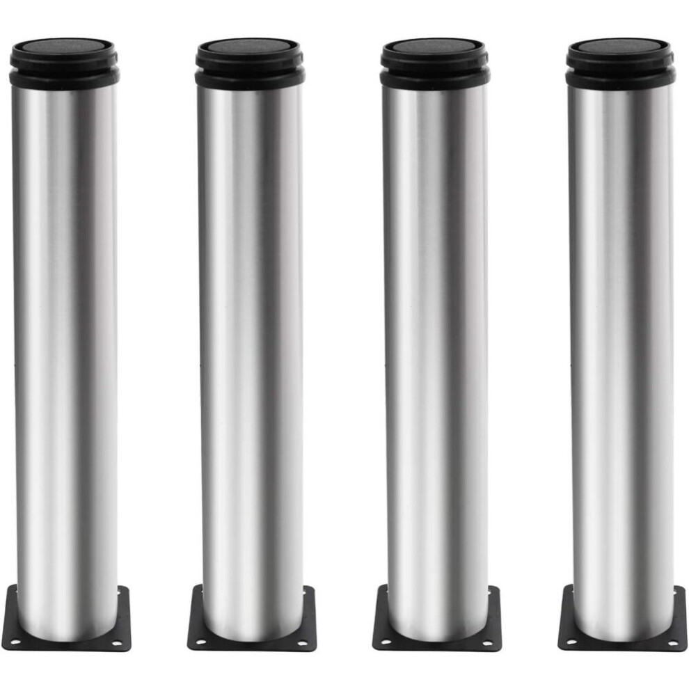 Adjustable Legs 250Mm Height Thicken Cabinet Legs Table Legs Furniture Legs, Brushed Stainless Steel, Adjustable Height 0-15Mm 9092950380227