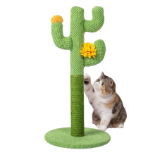 Vertical Cat Shaver Interactive Play Tower With Three-Position Climbing Center, Robust Base, Indoor Playground, Rest Bar