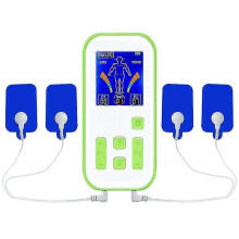 Masseur électronique à impulsions professionnel, appareil TENS EMS à double canal - Stimulateur musculaire 35 modes