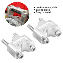 Aluminium-Lenkererhöhungen für G310R 16-18 & G310GS 17-18 Silber