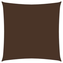 Voile toile d'ombrage parasol tissu oxford carré 3 x 3 m marron 02_0009487