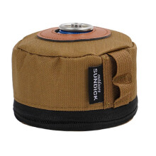 Picnics Canister Protective Box Cylinder Covers Khaki Size S Fuel Tank Protector Cylinder Pouch Covers