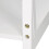 Porta-toalhas 133 cm bambu branco 13_0002265 2