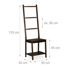 Porte-serviettes portant 133 cm bambou marron 13_0002266