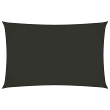 Voile toile d'ombrage parasol tissu oxford rectangulaire 2,5 x 5 m anthracite 02_0009581