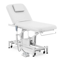 Professionelle elektrische Massagetisch Physiotherapie Behandlungstisch 2 Motoren weiß 200 kg 14_0007750