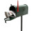 Us mailbox Amerikaanse design groene voet ondersteuning post 16_0000337 1