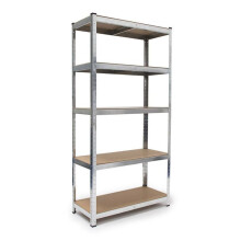 Zware opslagplank 179 cm gegalvaniseerd staal zilver 13_0001061