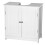 Mobile da bagno sottolavabo 60  30  60 cm in legno bianco 1
