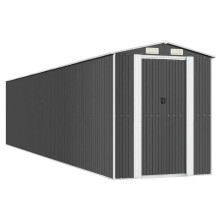 Box attrezzi - Robusto - Acciaio zincato - 192 x 938 x 223 cm - Porta scorrevole - Ventilazione